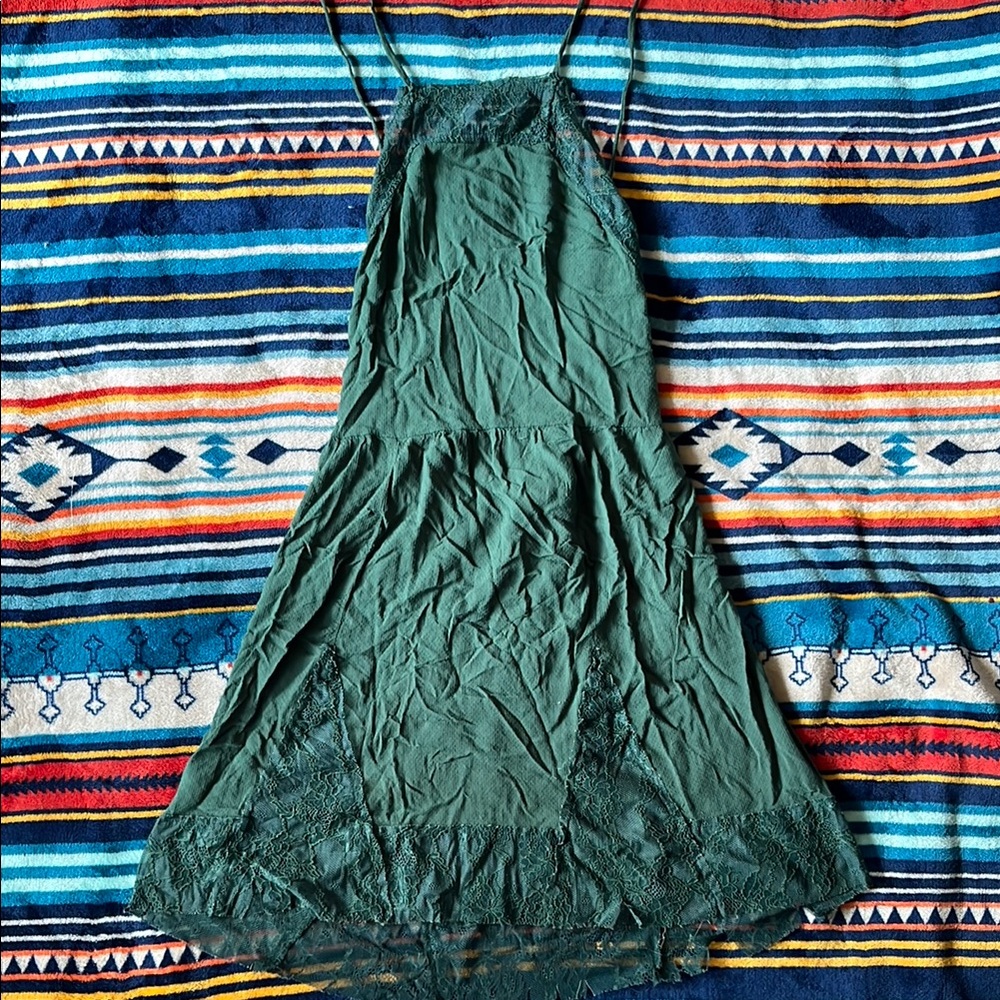Free People Lace Trim Slip Dress